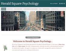 Tablet Screenshot of heraldsquarepsychology.com